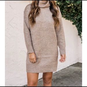 Mocha Sweater Dress
